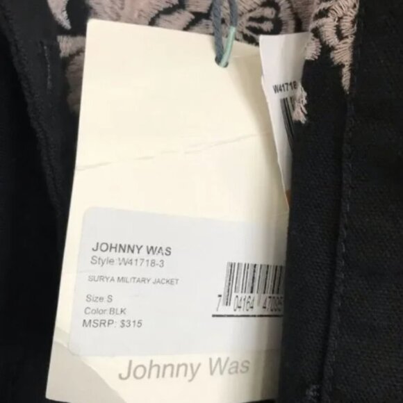 Johnny Was workshop Surya Embroidered Military Jacket S shacket - Picture 4 of 6